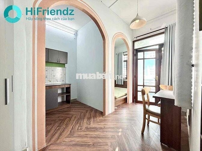 CĂN HỘ 1PN - BAN CÔNG TÁCH BẾP FULL NỘI THẤT SÁT BÊN CV LÊ THỊ RIÊNG
