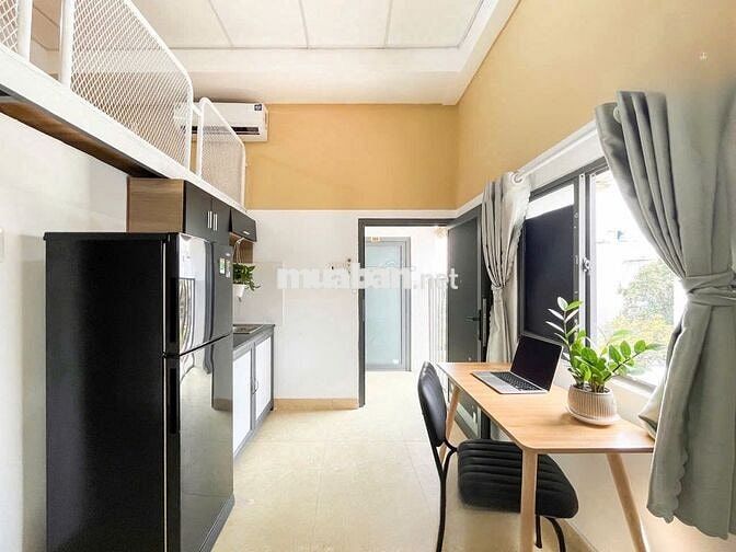 CHO THUÊ CĂN HỘ CỬA SỔ TRỜI BALCONY FULL NỘI THẤT NGAY HẠNH THÔNG TÂY