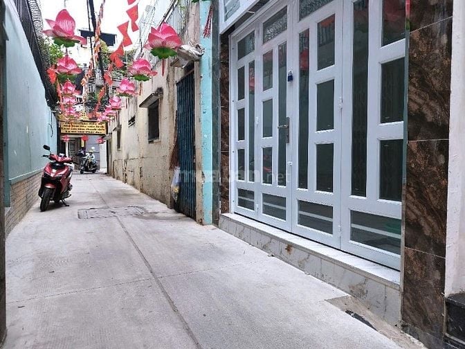  Nguyên căn 3,6x9 1 trệt 2 lầu đúc 2PN 2WC hẻm 3m Cô Giang P1 PN
