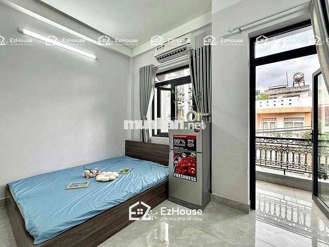 🌆 STUDIO BAN CÔNG RIÊNG ĐẦY ĐỦ NỘI THẤT