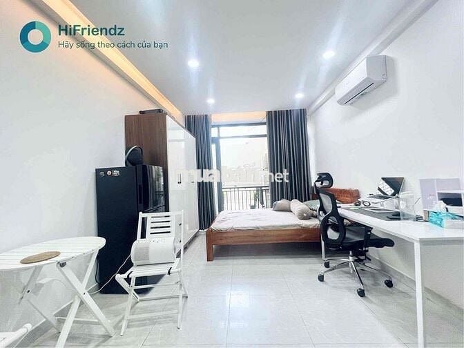 🏢 GIÁ THẬT ! CHDV STUDIO_BALCONY_45m2_FULL NT ( hầm xe thang máy )
