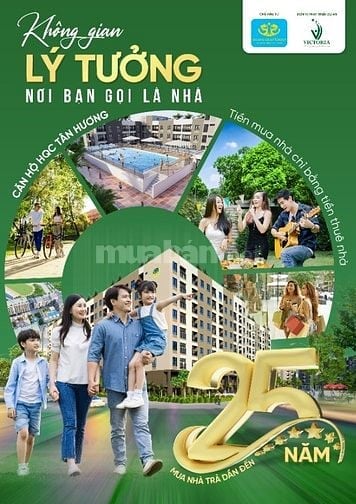 Trả trước 126tr, góp 3.9tr/tháng sở hữu căn hộ chung cư Tân Hương 