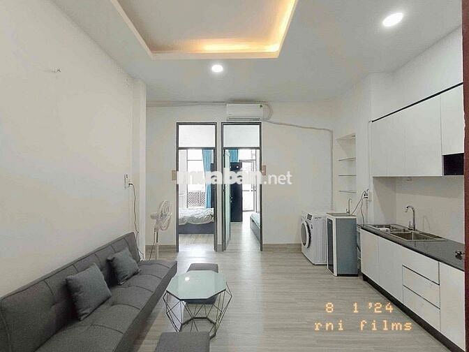Căn Hộ 2PN MỚI XÂY Full Nội Thất_Máy Giặt Riêng_Thang Máy📍Cách Q1 500m