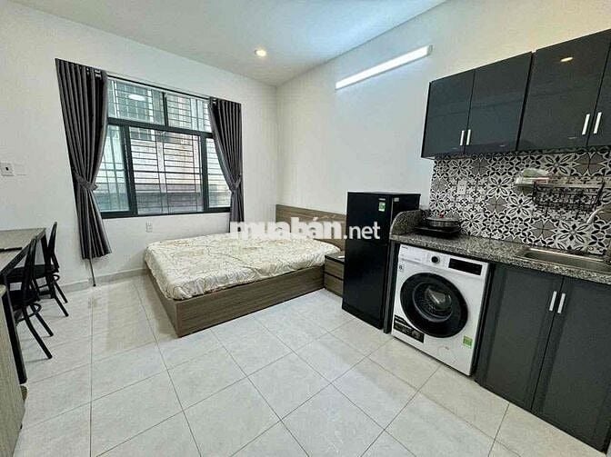 Căn Hộ Studio Cửa Sổ 30m2 - Máy Giặt Riêng - Gần Trường UEH