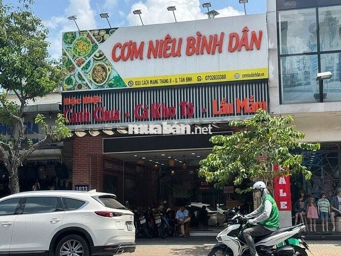 Mặt tiền Cách Mạng Tháng 8, Q. Tân Bình – DT 7x24m  Trệt Lầu Giá 55 tr