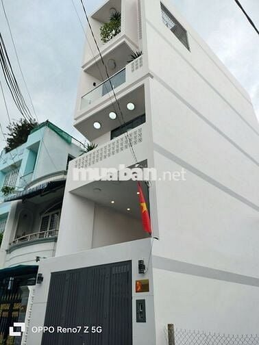 Bán nhà phố sân vườn,hẻm xe tải,5 tầng,thiết kế đẹp,tinh tế sang trọng