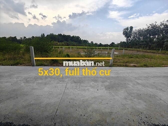 CHÍNH CHỦ GỞI – 5x30. ĐẤT FULL THỔ CƯ GIÁ TỐT 460 triệu