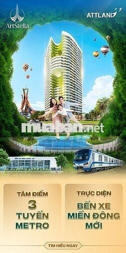 Booking căn hộ Artstella ngay Metro Suối Tiên, Làng Đại Học Quốc Gia