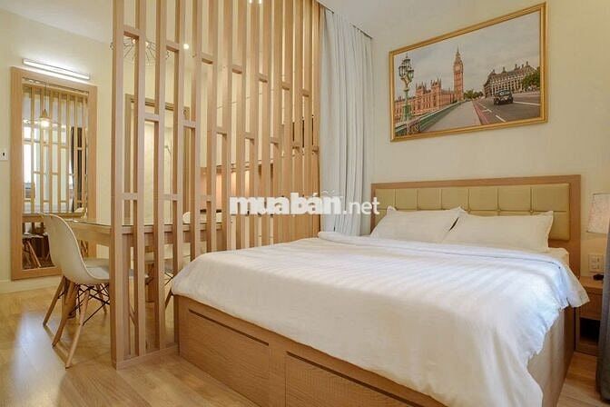 Siêu Căn Hộ Dịch Vụ 1 Phòng Ngủ Tách Bếp 40m2 Thoáng ở Cao Thắng, Q3
