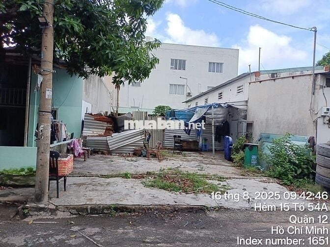 Chủ cần bán lô đất vị trí Tân Thới nhất 18 phường Tân Thới nhất