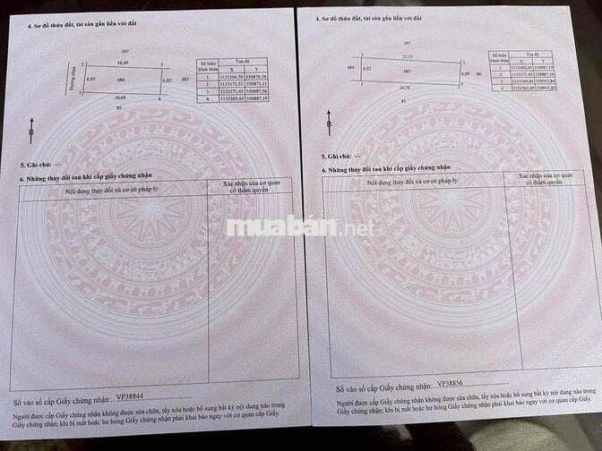 Cần bán 250m có 100m Thổ P. 3( nay là Phường Phước Hậu), T Vĩnh Long