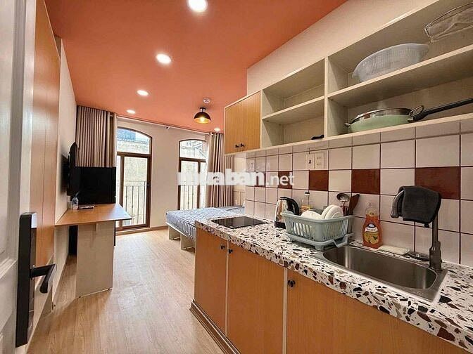💥CHO THUÊ CĂN HỘ FULL NỘI THẤT 30m2,BAN CÔNG THOÁNG Ở NGÃ TƯ THỦ ĐỨC