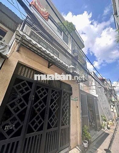 🏡 NHÀ ĐẸP 4 TẦNG–HẺM XE HƠI THÔNG-50M2– SÁT MẶT TIỀN LUỸ BÁN BÍCH