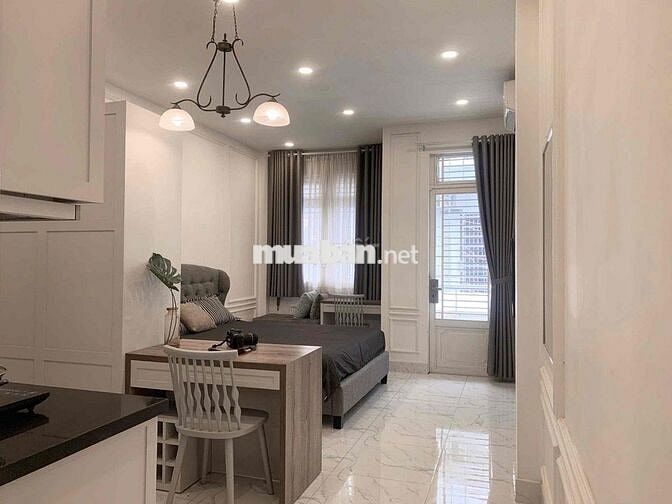 Cho thuê căn hộ Studio Ban công Q4 gần cầu Ông Lãnh, ĐH Luật