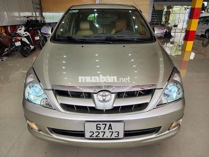 Giá: 178 triệu TOYOTA INNOVA G 2007 XE GIA ĐÌNH