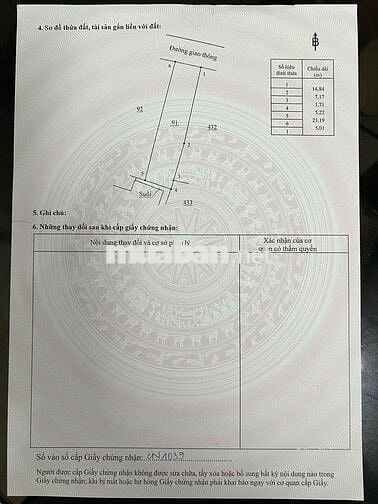 CHÍNH CHỦ BÁN ĐẤT PHƯỜNG AN BÌNH, BIÊN HÒA NỞ HẬU SỔ RIÊNG - DT 5 X 25