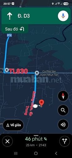 Bán 1,1ha đất Lúa, MT đường ấp Trung +TL830, Đông Thạnh, Cần giuộc, LA