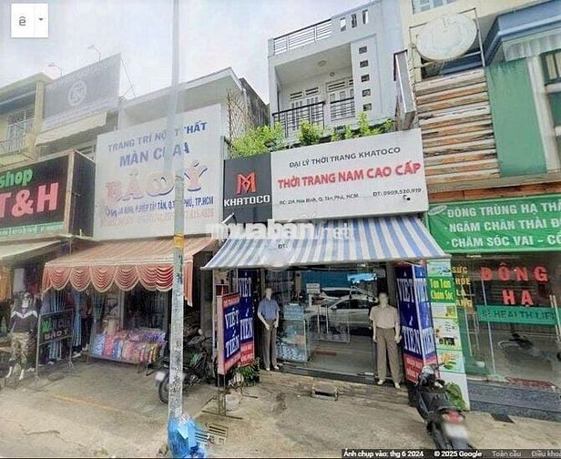 Mặt tiền Hòa Bình 4x20m 1L 2pn kd tự do, 17 triệu