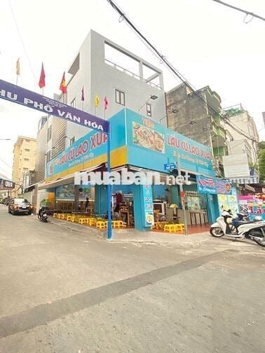 Cho thuê Góc 2 MT Khu Phan Xích Long gần Vạn Kiếp - ngang 8m lề rộng