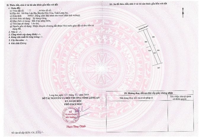 Chính chủ bán đất Đức Lạp Hạ, Đức Hoà, Long An