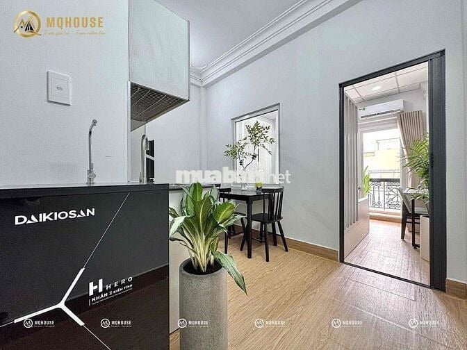 CĂN HỘ 1 PHÒNG NGỦ - BAN CÔNG MÁY GIẶT RIÊNG AN NINH 24/7 KẾ ĐH VLU