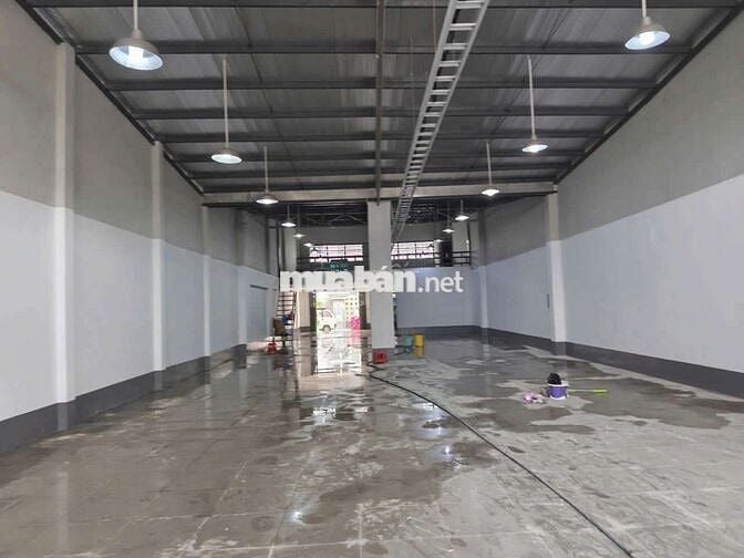 KHO XƯỞNG 10X40M GÁC 100M2 MỚI XÂY CAO RÁO ĐẸP
