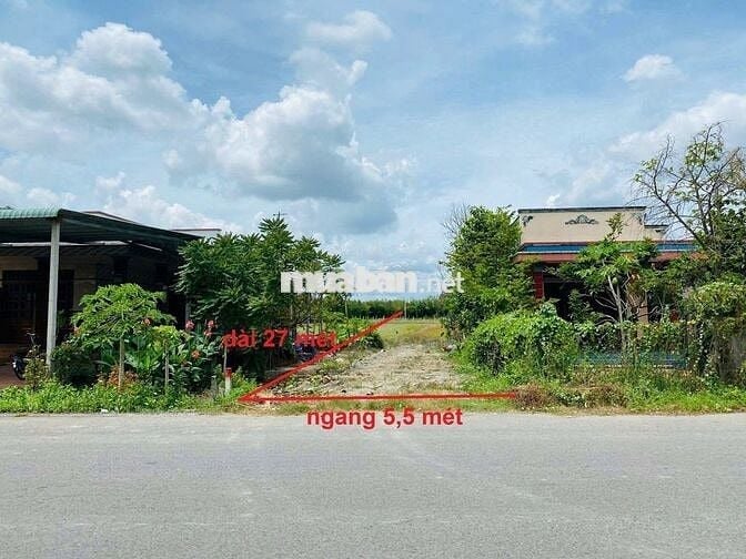 CHỦ ĐỖ NỢ BÁN GẤP LÔ ĐẤT 5,5X27 GIÁ 487TR BAO SỔ CÔNG CHỨNG