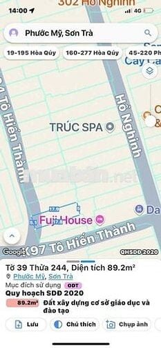 🌊 BÁN LÔ ĐẤT ĐẸP – K97 TÔ HIẾN THÀNH – ĐẤU LƯNG HỒ NGHINH – CÁCH BIỂN