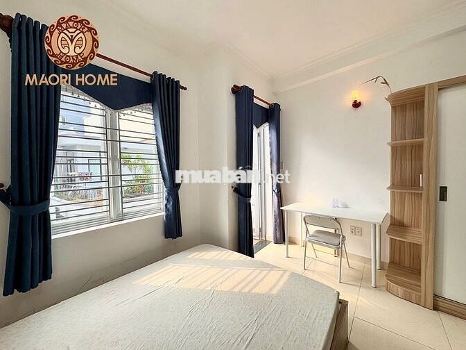 STUDIO BALCONY MÁY GIẶC MÁY SẤY FULL NỘI THẤT NGAY CÔNG VIÊN GIA ĐINH