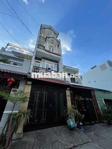 NHÀ 4 TẦNG ĐẸP — PHƯỜNG BÌNH HƯNG HÒA B ĐƯỜNG LIÊN KHU 5-6  (4m x 15m)