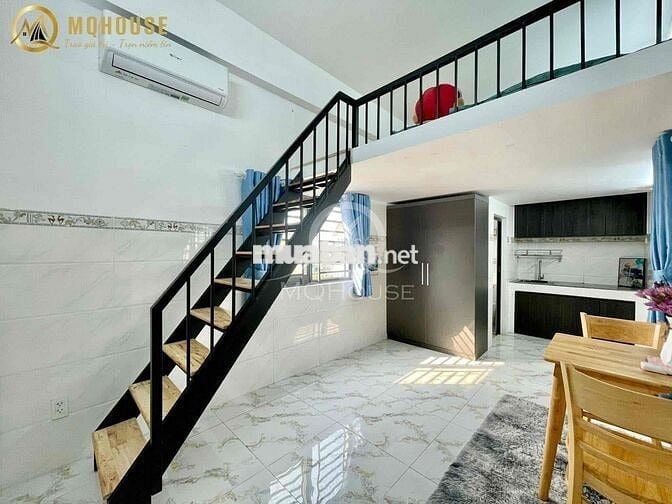 Căn hộ Duplex Mới - Sẳn máy lạnh , Tủ đồ - Ngay gần Phan Huy Ích