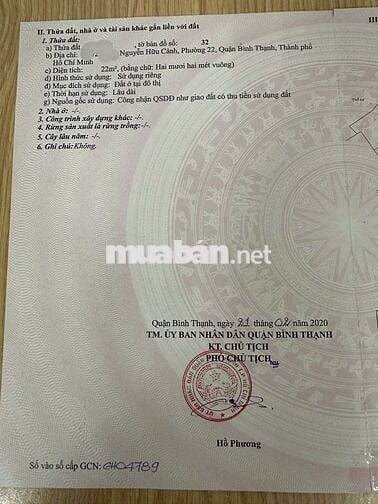 Chinh chů bân nhà nguyên hưu cånh binh thanh