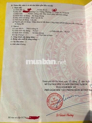 BÁN NHÀ,BA THÁNG HAI 71M2, NGANG 5M, DÀI14M,KHU HÀ ĐÔ, P12,Q10, 8,8TỶ.