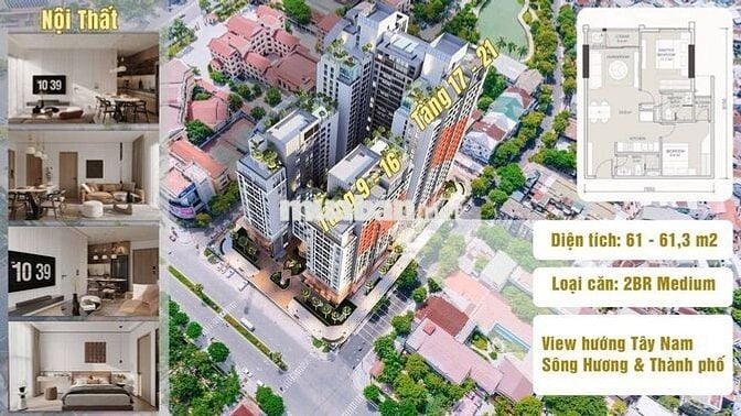 ✅CƠ HỘI MUA ĐẦU LIST 20 CĂN 2PN & 3PN GIÁ MỀM, VIEW ĐẸP GIỎ F0 TỪ CĐT