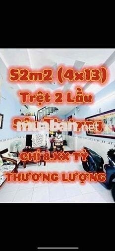 🏡HẺM XE TẢI QUAY ĐẦU - 52m2 (4 x 13) - 4 TẦNG BTCT - PHAN VĂN TRỊ