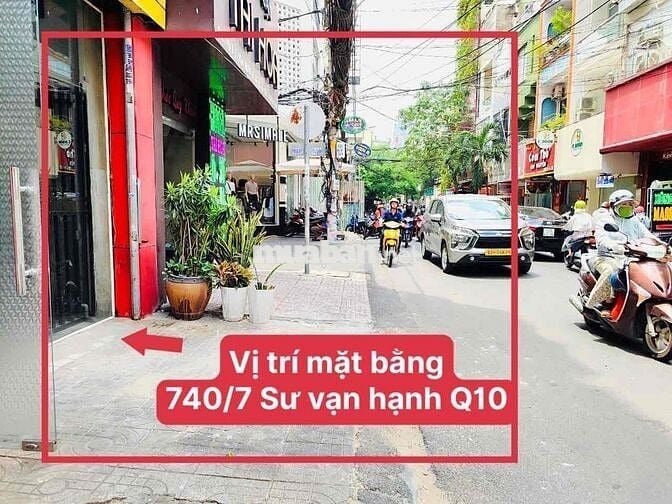 MẶT BẰNG ĐƯỜNG SƯ VẠN HẠNH KẾ BÊN VẠN HẠNH MALL QUẬN 10