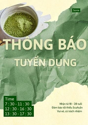 Việc làm parttime/fulltime xoay ca  tại tphcm 
