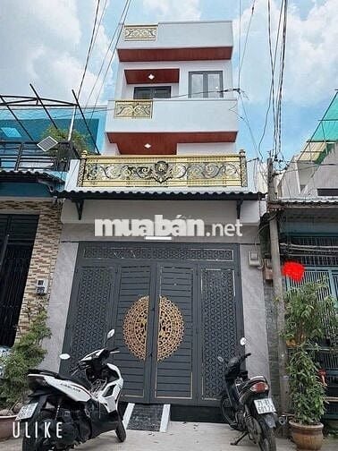 Nhà đẹp Hẻm 8m thông 84/20 Tân Sơn Nhì 4x18m 3 Tấm (4PN 3WC)
