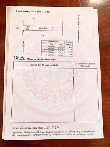Bán đất sổ sẳn mặt tiền đường 32m sát khu công nghiệp 4200ha