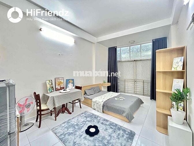 Siêu Phẩm Studio Cửa Sổ Full Nội Thất Ngay Cầu Vượt Cây Gõ