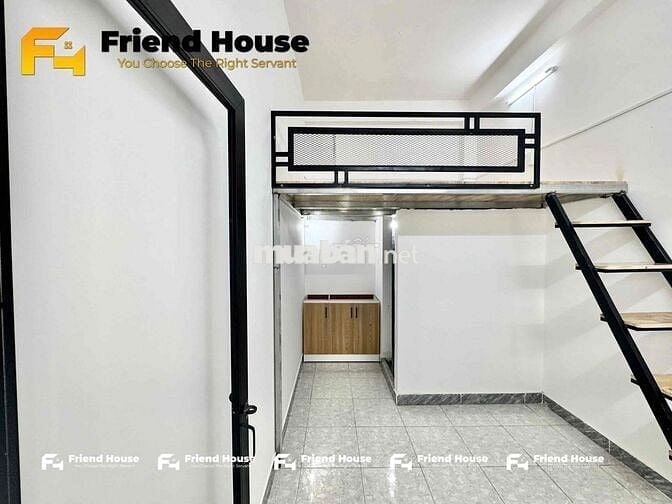 NHÀ MỚI GÁC CAO CHO THUÊ NGAY TRƯỜNG ĐH GIA ĐỊNH VÀ ĐH IUH GIÁ 3TR