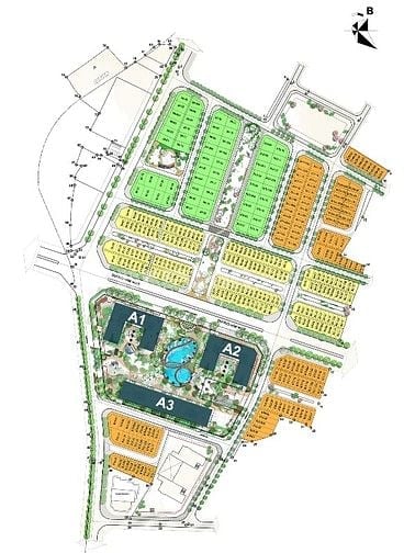  Vinhomes Gardenia Hàm Nghi, Liền Kề 93m2, không gian xanh, trong lành