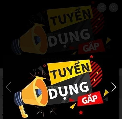 CẦN TUYỂN NHÂN VIÊN GẤP ĐI LÀM NGAY 