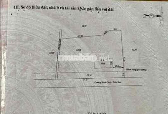 Chào bán Đất ở và CLN 3912m2 mt đường DT612, Bình Quý, Thăng Bình, ĐN