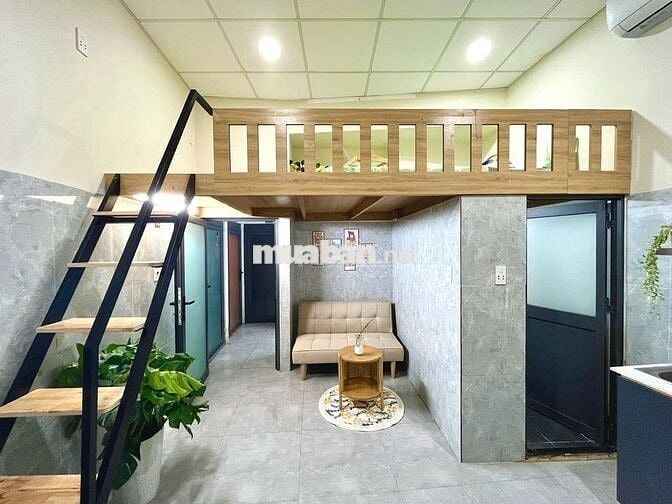 CĂN HỘ CÓ GÁC NGAY EMART PHAN VĂN TRỊ ĐH VLU - IUH 5P RA PHẠM VĂN ĐỒNG