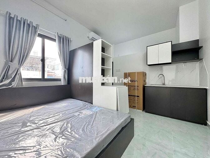 Cho thuê căn hộ Studio Ban công Q8 gần cầu chữ Y, cầu Nguyễn Văn Cừ
