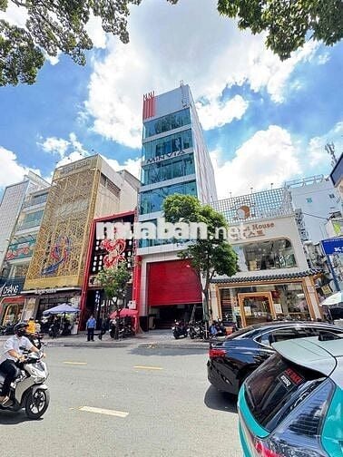 Cho thuê nhà Q3, đường cao thắng 6x20m 8 tầng thang máy giá thuê 225tr
