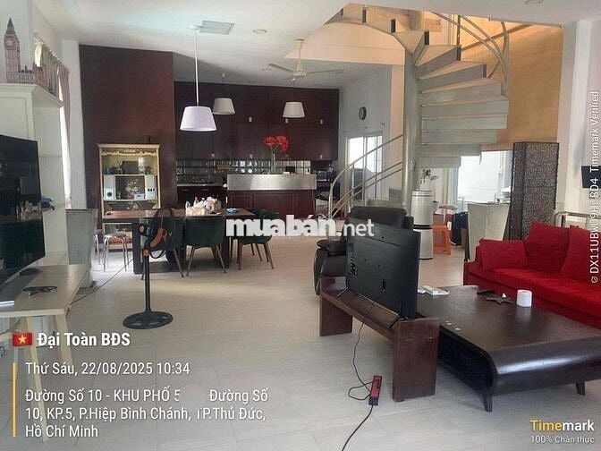 🌳 BIỆT THỰ 3 LẦU – 2MT ĐƯỜNG SỐ 10, HIỆP BÌNH CHÁNH – VIEW SÔNG THOÁNG