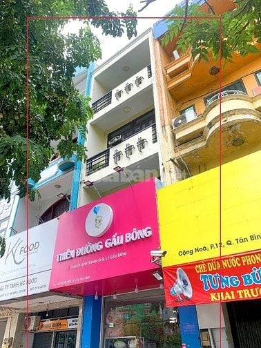 BÁN NHÀ MẶT TIỀN : 202 CỘNG HÒA - P. 12 - Q. TÂN BÌNH - TPHCM