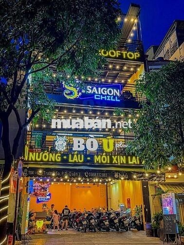 MT Trường Sa , Quận 3 - 8x12 - 4 Tầng Suốt Ốp Kính Đẹp